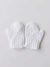 Gloves Knit White