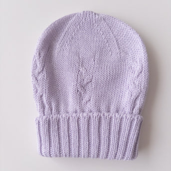 Hat Knit Lilac