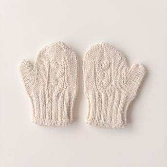 Gloves Knit Beige