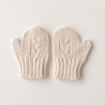 Gloves Knit Beige