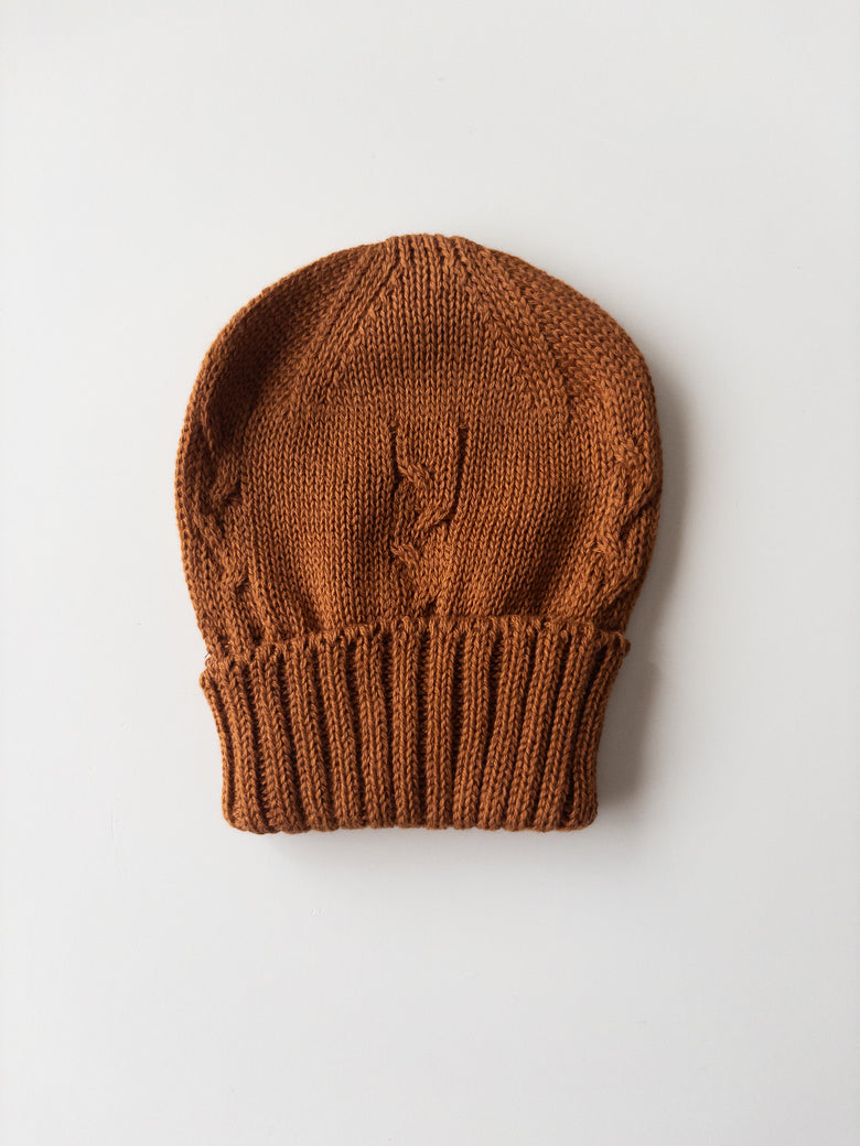Hat Knit Caramel