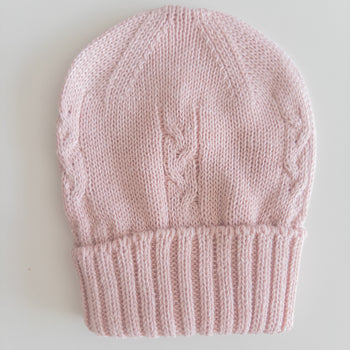 Hat Knit Candy Pink