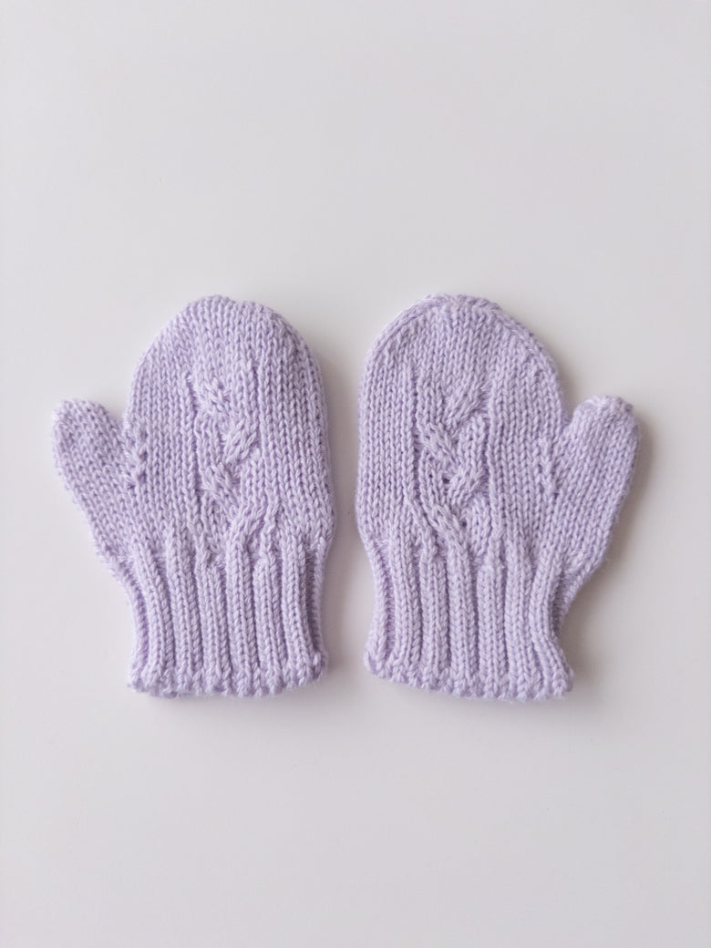 Gloves Knit Lilac