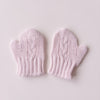 Gloves Knit Light Pink
