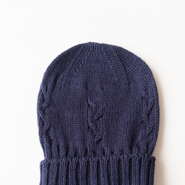 Hat Knit Navy Blue