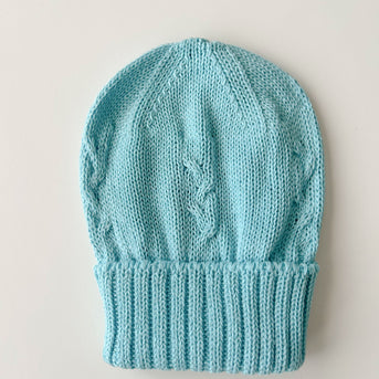 Hat Knit Pool Blue