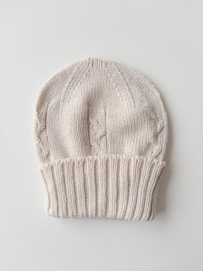 Hat Knit Beige