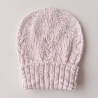 Hat Knit Light Pink