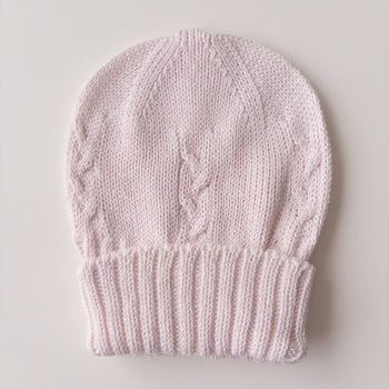 Hat Knit Light Pink