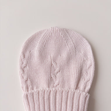 Hat Knit Light Pink