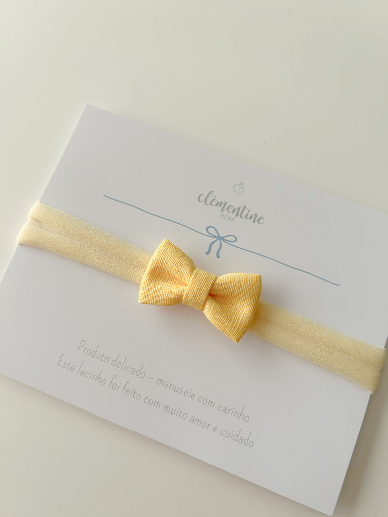 Cora Bow Yellow