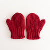 Gloves Knit Red