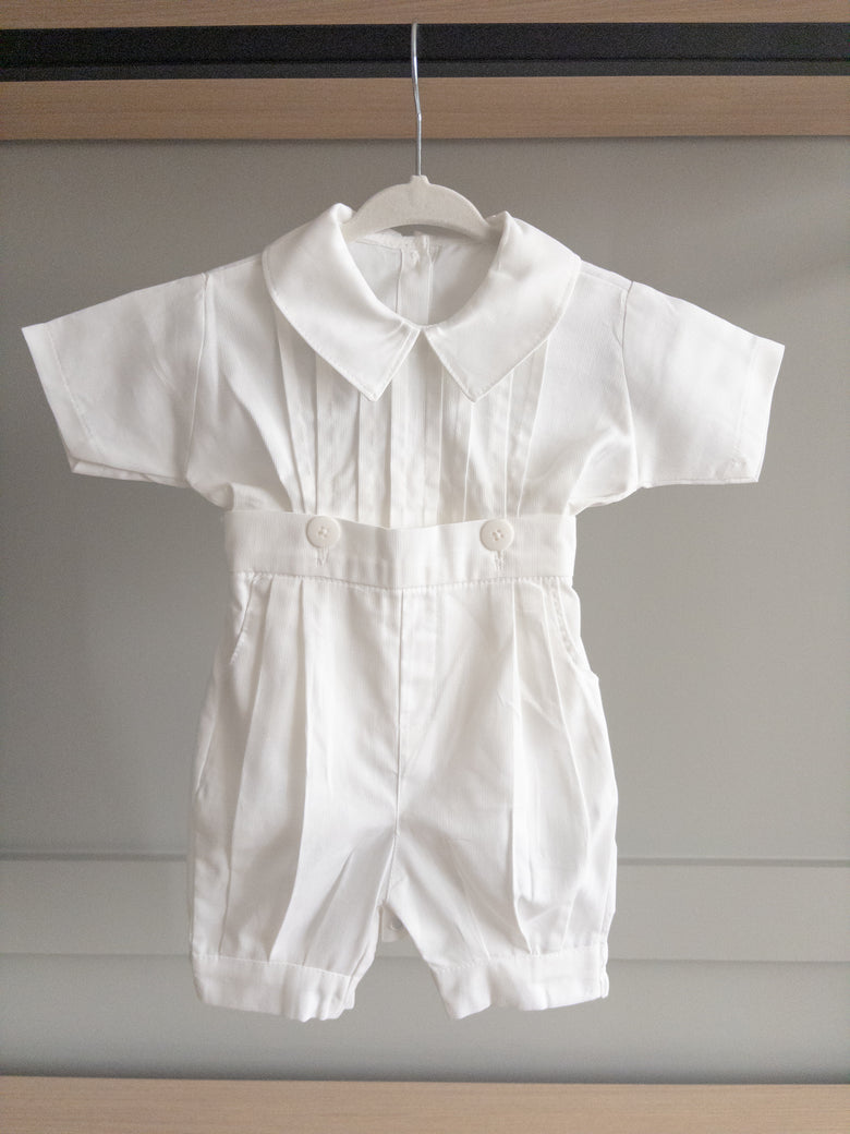White Short-Sleeve Set