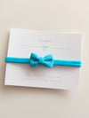 Cora Bow Turquoise Blue