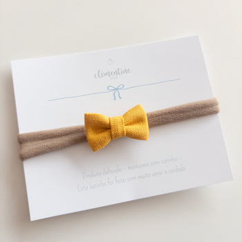 Cora Bow Mustard