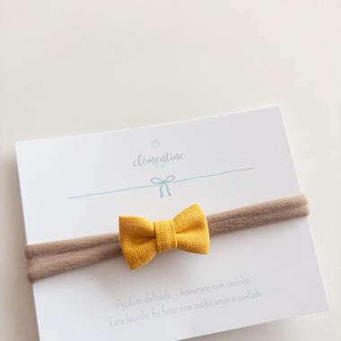 Cora Bow Mustard
