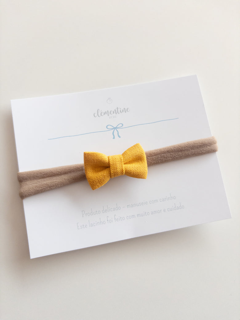 Cora Bow Mustard