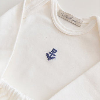 Embroidered Americano Set with Napkins