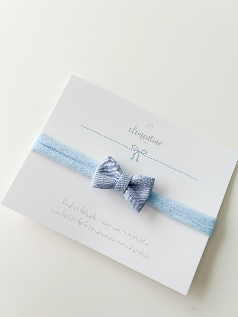 Cora Bow Light Blue
