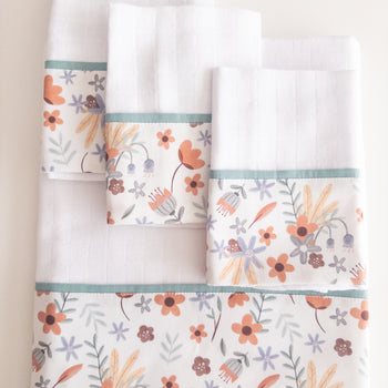 Essential Floral Baby Cloths Set