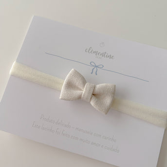 Cora Bow Beige