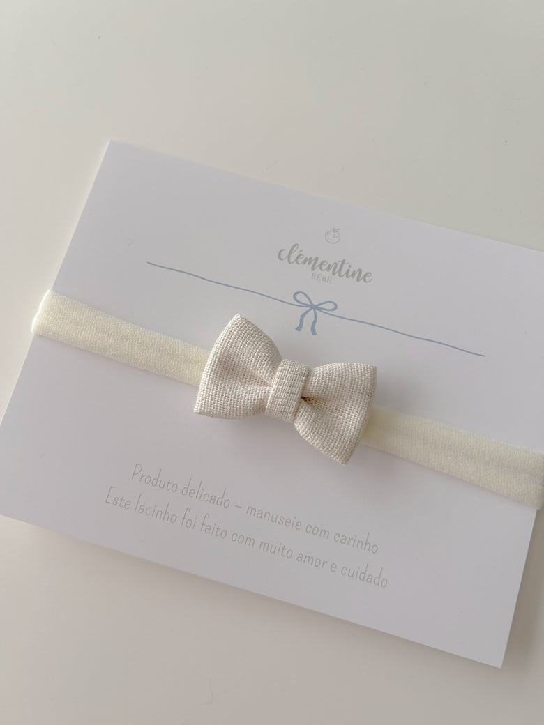 Cora Bow Beige