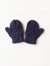 Gloves Knit Navy Blue