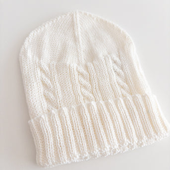 Essential Knit Hat Off-White