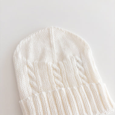 Essential Knit Hat Off-White